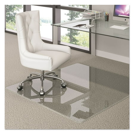 UPC: 0079916019215 | Deflecto Premium Glass All Day Use Chair Mat – All Floor Types  36 X 46  Rectangular  Clear