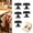 5PC, variant on Adjustable Plastic Fixed Matched Hardware, Quick Release Roman Plastic Column Connector Siding, Connectors Snap Release Wall Panel Fastener Fixing Clip for DIY Furniture & Home(5PC)