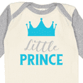 thumbnail image 4 of Inktastic Prince, Little Prince, King, Crown, Baby Boy Boys Long Sleeve Baby Bodysuit, 4 of 5