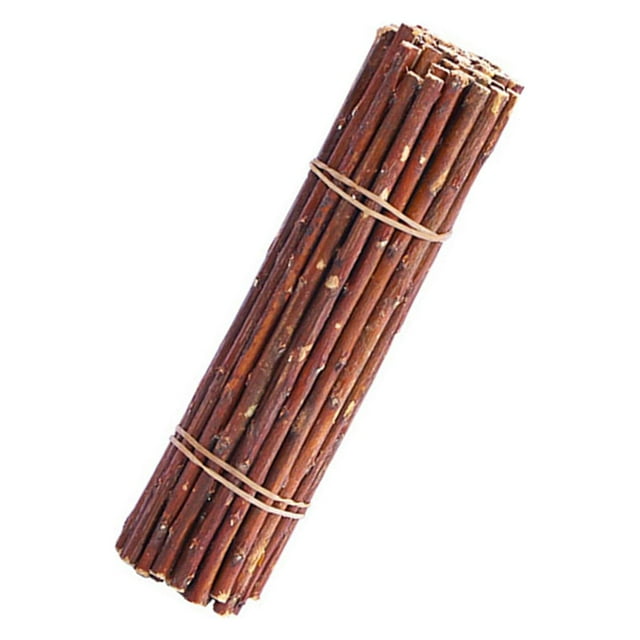 50 piezas de palitos de madera, palitos de madera rústicos, palitos de madera para manualidades de bricolaje 10cm