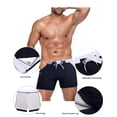 thumbnail image 3 of COOFANDY Swim Trunks for Men Sexy Swim Brief Square Leg Swimsuit Swimming Short Bathing Suit with Pocket, 3 of 7