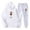 White 5, variant on Annhoo Womens Sweatsuits Christmas Funny Printed Sets Long Sleeve Hooded Sweatshirt Sweatpants 2 Piece Outfits