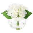thumbnail image 1 of Pure Garden Hydrangea Artificial Floral Arrangement with Vase, 1 of 11