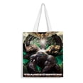 thumbnail image 1 of Rise of the Beasts Bolso de tela con estampado de lienzo para mujer, bolsa de compras reutilizable y estética, con cremallera interior, regalo para mujer,40*45cm., 1 of 6