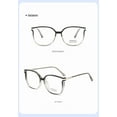 thumbnail image 3 of Reading Glasses for Women Men 3.5 x - Blue Light Blocking Computer Glasses, Oversize Square Eyestrain,Gradient Black, 3 of 9