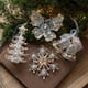 thumbnail image 5 of Acrylic Crystal Christmas Tree Ornaments 2025 Transparent Snowflake Hanging Pendant Decorations Home Garden New Year Props, 5 of 5