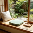 thumbnail image 5 of 1pc High Resilience Memory Foam Chair Cushion 18x18 Inchsquare Chair Pads and Washable Non Slip Seat Cushions for Indoor Dining Room Kitchen and Office Chairs, Green, 5 of 6