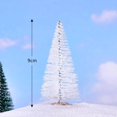 thumbnail image 3 of NUEVO 1 pieza de árbol de Navidad en miniatura, pequeño árbol de sisal artificial con nieve, paisaje arquitectónico, árboles para manualidades navideñas, decoración de mesa, 3 of 5