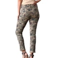 thumbnail image 2 of Seven7 Women's High Rise Slim Straight in Floral Camo, Lichen Green (6), 2 of 4