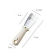 thumbnail image 2 of SKISUNO Ice Scrapper Shovel Stainless Steel Beige for Home Cleaning 1Set, 2 of 8