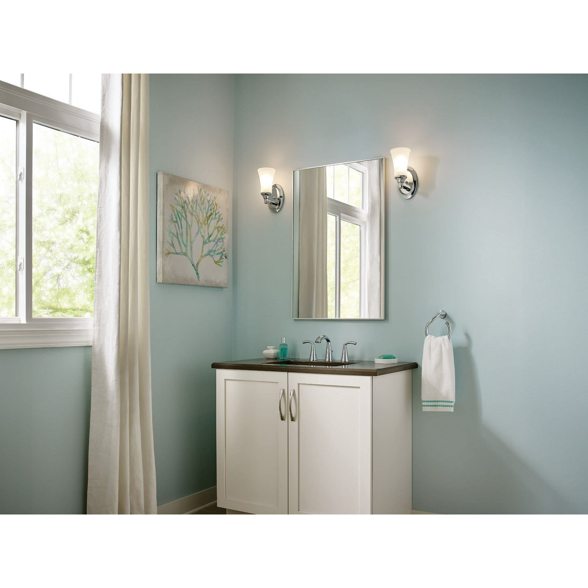 Moen Yb2386Ch Glyde Towel Ring Chrome