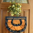 thumbnail image 2 of Festive Happy Halloween Bunting Flag – 10” X 16”, Orange & Black, Pumpkins, 2 of 3