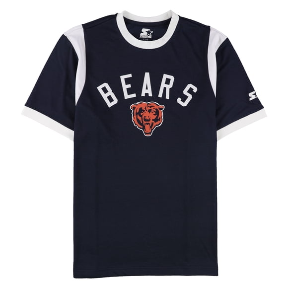 STARTER - Camiseta con adornos de los Chicago Bears para hombre, azul, grande