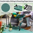 thumbnail image 4 of Pemberly Row Foldable Garden Stool Heavy Duty Gardening Bench w/ 1 Pouch, 4 of 9
