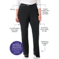 thumbnail image 3 of Catherines Women's Plus Size Right Fit Pant (Curvy), 3 of 6