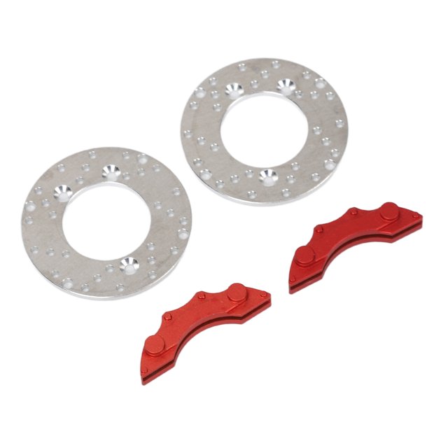 Disco de freno de coche RC resistente al desgaste fácil de instalar juego de discos de freno de coche RC de 14 pulgadas de diámetro con 2 pinzas para coche RC 1/10 ANGGREK Otros