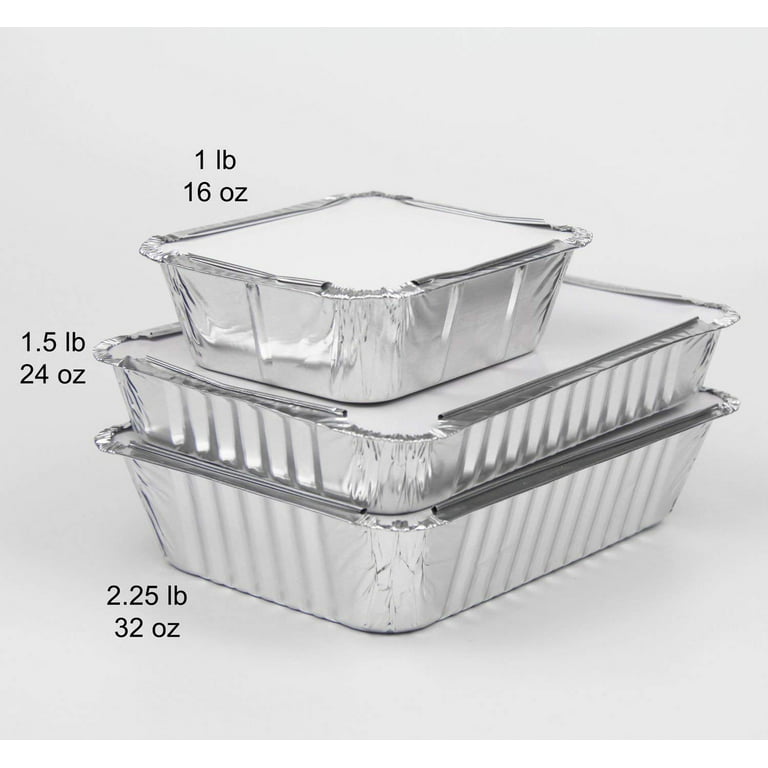 Large Foil Baking Trays With Lid Disposable 9L Aluminium For