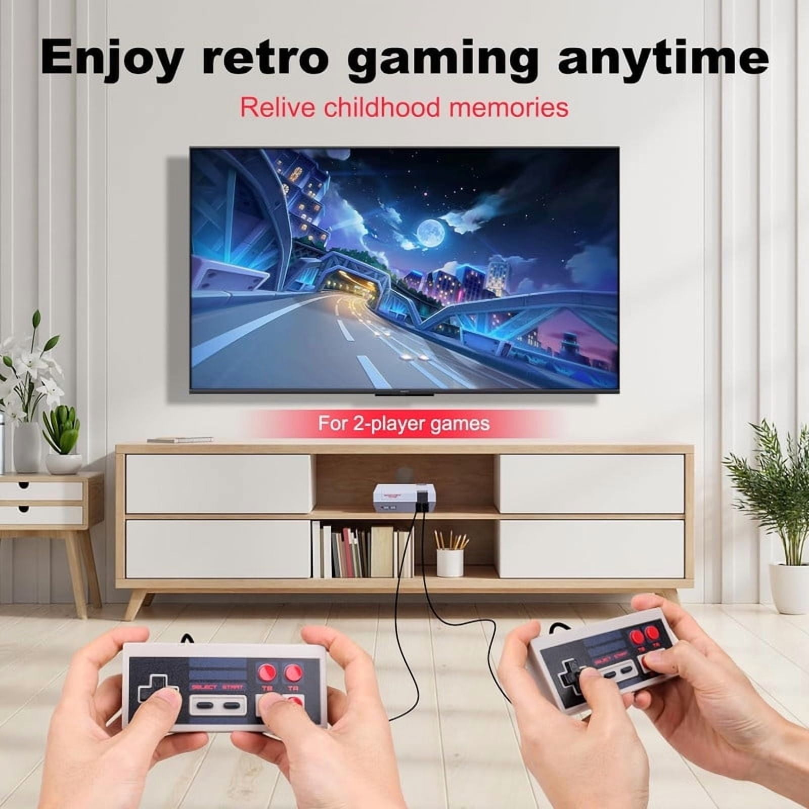 XIAFOWING Retro Handheld, Classic Mini Video Controllers Built-in with 620 Plays Dual Players Mode Machines with 2 Controllers Handheld for Kids & Adults