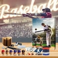 Etuzhy Baseball Holiday Countdown Set 24 Days Advent Calendar Blind