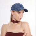thumbnail image 3 of Unisex Vintage Cotton Washed Baseball Caps, Unstructured Low Profile Adjustable Distressed Dad Hat for Men Women, 3 of 6