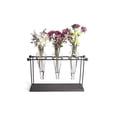 thumbnail image 4 of Danya B MC001-C Triple Flower Vase on Rustic Metal Stand, 4 of 6