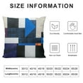 thumbnail image 5 of Shiartex Blue Throw Pillows for Couch Black Gray White Silver Boho Decorative Pillow Covers Abstract Geometric Modern Pillowcases for Bed Bedroom 22x22in, 5 of 5