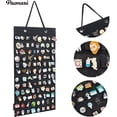 thumbnail image 3 of Organizador de broches colgantes, estuche para exhibir broches, soporte para guardar broches, capacidad para hasta 96 broches (no incluye accesorios) (negro, 1 unidad), 3 of 6