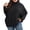 Black, variant on Womens Plus Size Turtleneck Sweaters Knit Long Sleeve Sweater Shirts Casual Oversized Chunky Fall Winter Jumper Blouses Beige