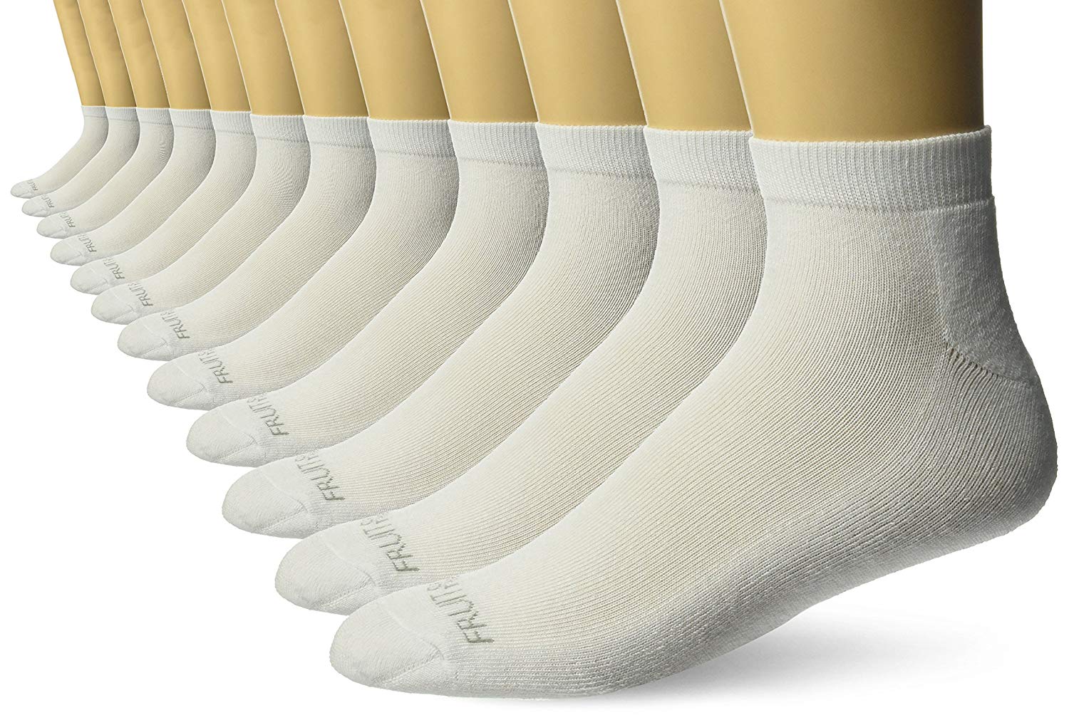 Fruit of the Loom - Mens Low Cut Socks Value 12 Pack - Walmart.com ...