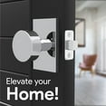 thumbnail image 2 of Mega Handles | Laura Passage Knob | Polished Chrome, 2 of 4