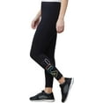 thumbnail image 3 of Fila Women's Logo High Waist Cotton Ankle Leggings Black Large, 3 of 5
