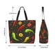 thumbnail image 5 of Balery Chili2 Bolsa Tote Estilo Estético con Cremalleras, Bolsa de Hombro, Bolsa de Compras Grande y Plegable, 5 of 8
