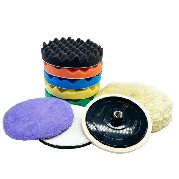 9 pcs Polishing Pad Set 7 inch - For Car Buffer Polisher Sanding,Polishing - 1689