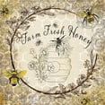 thumbnail image 2 of LightBoxJournal 12x12 Gold Ornate Wood Framed with Double Matting Museum Art Print Titled - Honey Bee Hive 06, 2 of 4