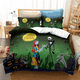 thumbnail image 5 of Juego de ropa de cama pesadilla antes de Navidad, decoración del Día de San Valentín, funda nórdica suave, Jack y Sally, funda de cama de dibujos animados, King Twin, 5 of 5