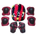 thumbnail image 1 of Aunavey Kids Outdoor Sports Protective Gear Boys and Girls Safety Helmet Wrist Knee Elbow Pads 7Pcs-Set for Scooter Rollerblading Cycling Other Extreme Sports, 1 of 2