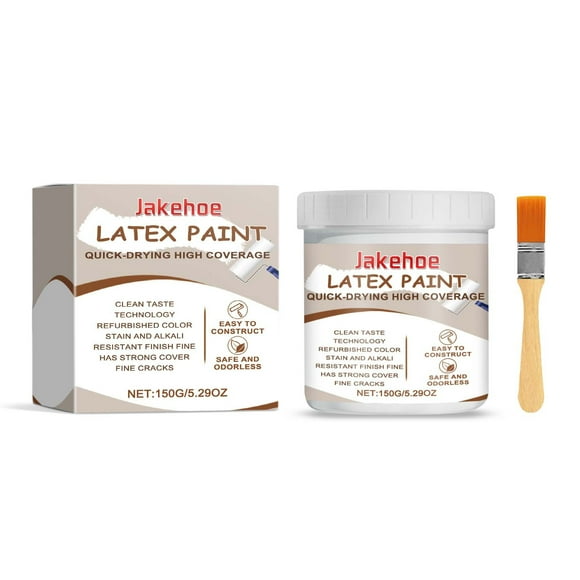 fheaev Wall Refinisher White Emulsion Paint Colorful Paint Water-based Paint 150g