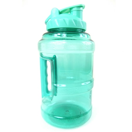 88 oz Large Water Bottle Sports Gym Camping Jug Carry Handle Leak
