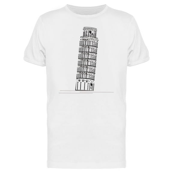 Pisa Tower, Italy, Travel Lovers T-Shirt Men -Image by Shutterstock, Male x-Large