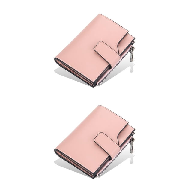 Minnieouse Billeteras para mujer, tarjetero de diseño corto de PU, bolsillo con cierre de cremallera, monedero para varias tarjetas, monedero de Type3 NO3