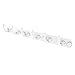 thumbnail image 3 of Allied Brass 1020-6-WHM Skyline Collection 6 Position Tie and Belt Rack Matte White, 3 of 3