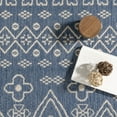 thumbnail image 6 of nuLOOM Kandace Tribal Indoor/Outdoor Area Rug, 7' 6" x 10' 9", Blue, 6 of 9