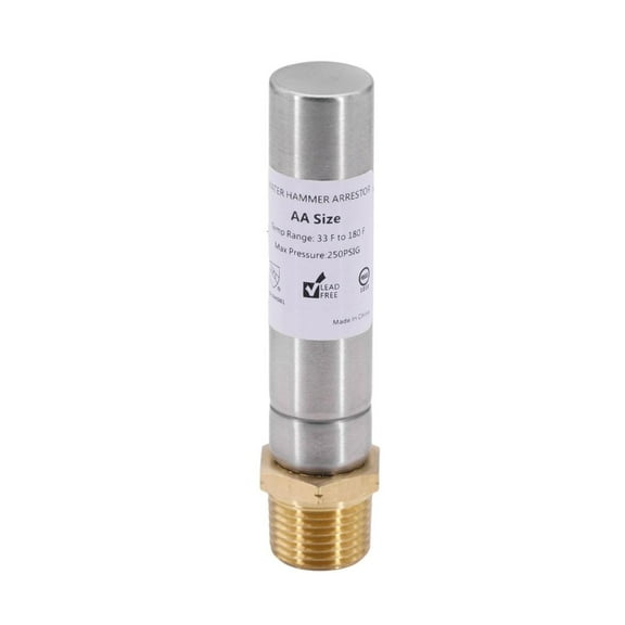 WE-POLUJ 1/2inch Thread Water Hammer Arrestor Washing Machine Dishwasher Pipe Noise Stop