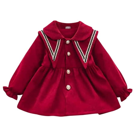 

Toddler Girls Casual Winter Long Sleeve Fashion Dress Princess Dress For Clothes
