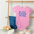 thumbnail image 4 of Little Sister Has Paws Cute Dog Pet Romper Boys or Girls Infant Baby Brisco Brands 6M, 4 of 6