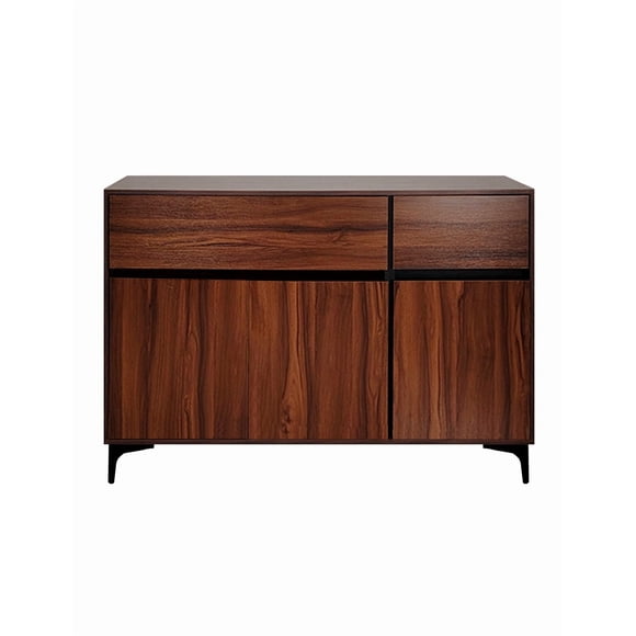Credenza Bufetera Moderna Aparador Multiusos Minimalista, Mueble Organizador con Puertas y Amplio Almacenamiento.