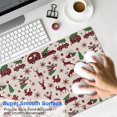 thumbnail image 4 of Long Mouse Pads for Desk,Multicolor Christmas Camping Pattern Desk Mats on Top Of Desks, Desk Mouse Pad Extra Large with 3mm Non-Slip Base and Stitched Edge for Gaming,Office,Work,Home 31.5x15.7in, 4 of 5