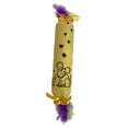 thumbnail image 2 of Multipet Katz Kuddlerz Crinkle Feather Cat Toy with Catnip, Yellow, 2 of 5