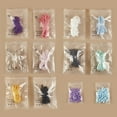 thumbnail image 5 of 1set 50Piece Jewelry Kits Including PVC Plastic Adjustment Lanyard Buckle and 10 colors Flat Elastic Rubber Cord Mixed color 5mm Craft Supplies & Stickers Handmade Set, 5 of 6