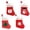 Red 12PC, variant on 12PC Christmas Hanging Stockings, Red Non-woven Xmas Stocking, Fireplace Hanging Stocking, Applique Christmas Gift Socks, Christmas Stocking, Stockings Christmas, Mini Christmas Stockings Bulk
